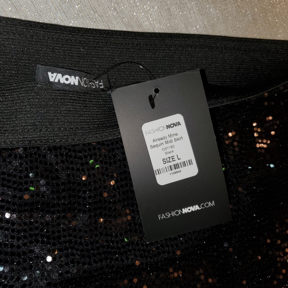 Sequins midi skirt - Picture 7 of 8